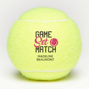 Balles De Tennis Jeu Set Match
