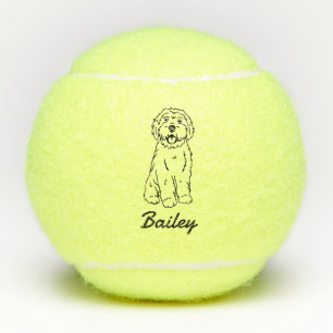 Balles De Tennis Joli Nom Personnalisé Goldendoodle Labradoodle Doo
