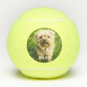 Balles De Tennis Jouet fait sur commande d'effort de chiot de nom