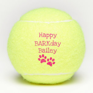 Balles De Tennis Jouet heureux de chien d'anniversaire de Barkday