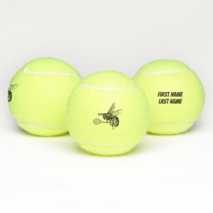 Balles De Tennis Joueur De Tennis Bumblebee Avec Ballons De Tennis