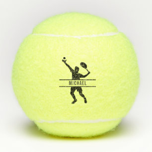 Balles De Tennis Joueur de tennis personnalisé Nom personnalisé à t