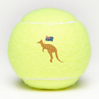 Balles De Tennis kangourou drapeau australie