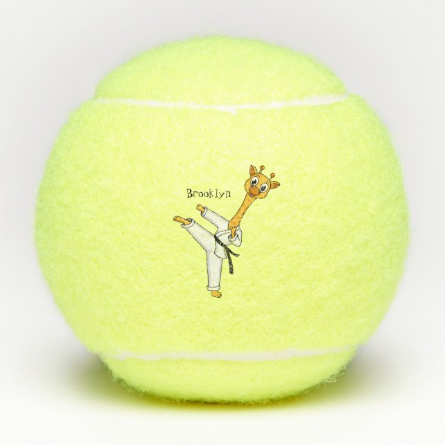 Balles De Tennis Kung Fu giraffe (Devant)