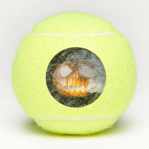 Balles De Tennis La tête de citrouille du cavalier sans tête est en