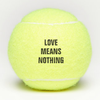 Balles De Tennis L'amour ne signifie rien