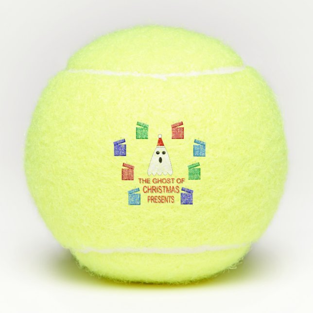 Balles De Tennis Le fantôme de Noël présente drôle (Devant)