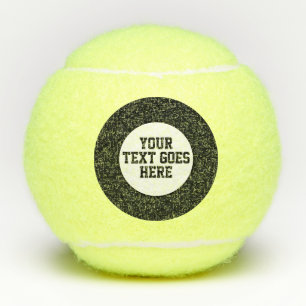 Balles De Tennis Le message fait sur commande ajoutent votre propre