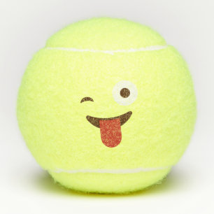 Balles De Tennis Le visage de Kawaii Cute Emoticon Emoji