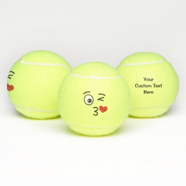 Balles De Tennis Le visage Jetant un baiser (Multiple)