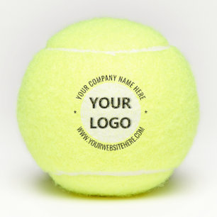 Balles De Tennis Logo de l'entreprise personnalisée Texte Balls de