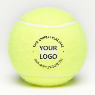 Balles De Tennis Logo de marque de l'entreprise et billes de tennis
