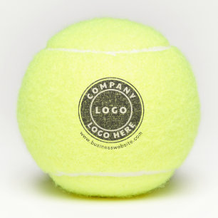 Balles De Tennis Logo d'entreprise et employés de la société de sit