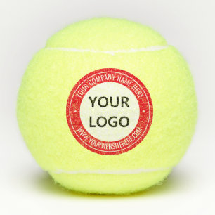 Balles De Tennis Logo Entreprise Personnalisé Texte Tennis Boules V