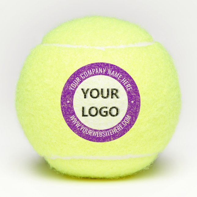 Balles De Tennis Logo Personnalisé Entreprise Texte Tennis Balls Mo (Devant)