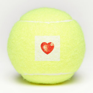 Balles De Tennis Logo Red Heart Style Passion Penn Championship