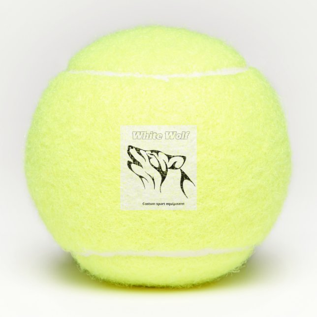 Balles De Tennis Loup blanc (Devant)