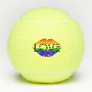 Balles De Tennis Love Rainbow Lips