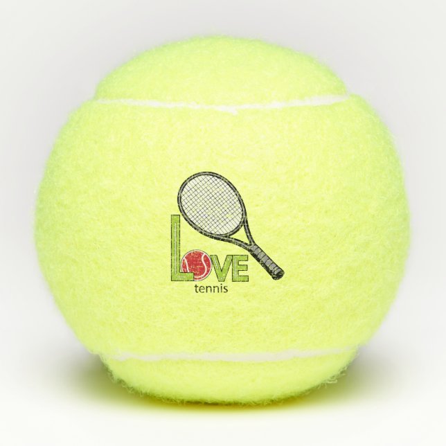 Balles De Tennis Love tennis (Devant)