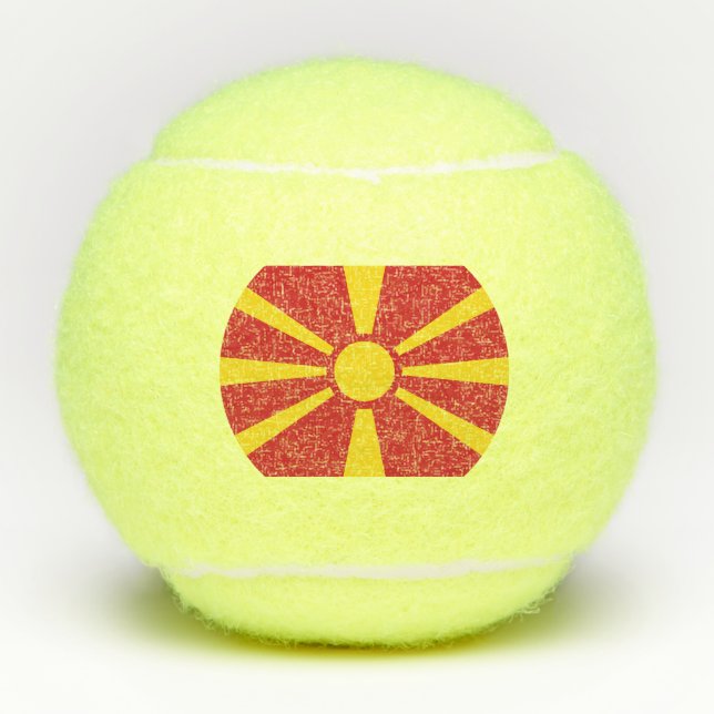 Balles De Tennis Macédoine du Nord (Devant)