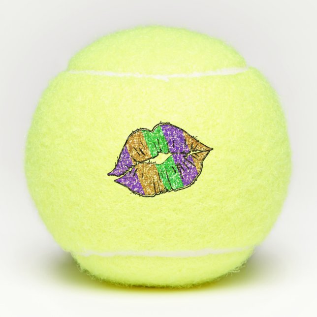 Balles De Tennis Mardi Gras Biss Tennis Balls (Devant)