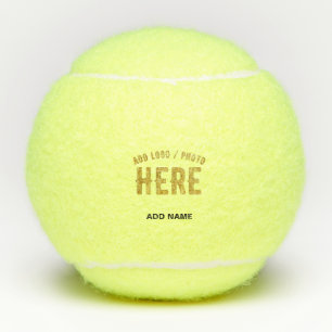 BALLES DE TENNIS MARQUE JAUNE VERIFIEE PERSONNALISABLE MODERNE CHIC