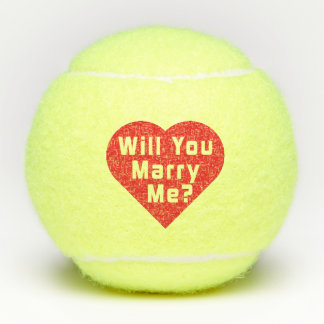 Balles De Tennis Me Marieras-Tu ? Proposition Tennis Balls 3x