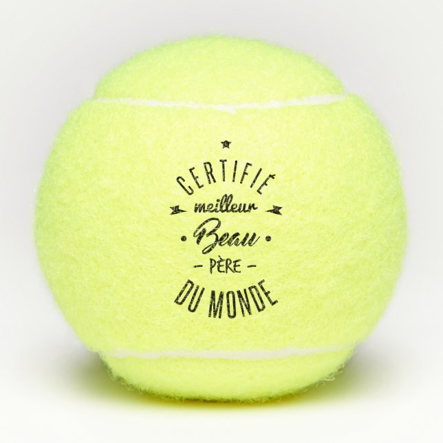 Balles De Tennis Meilleur beau papa (Devant)