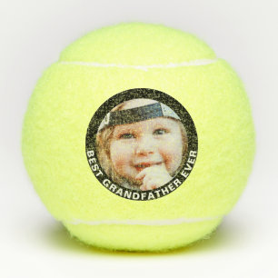 Balles De Tennis Meilleur Grand-Père Jamais Enfant Photo II Tennis