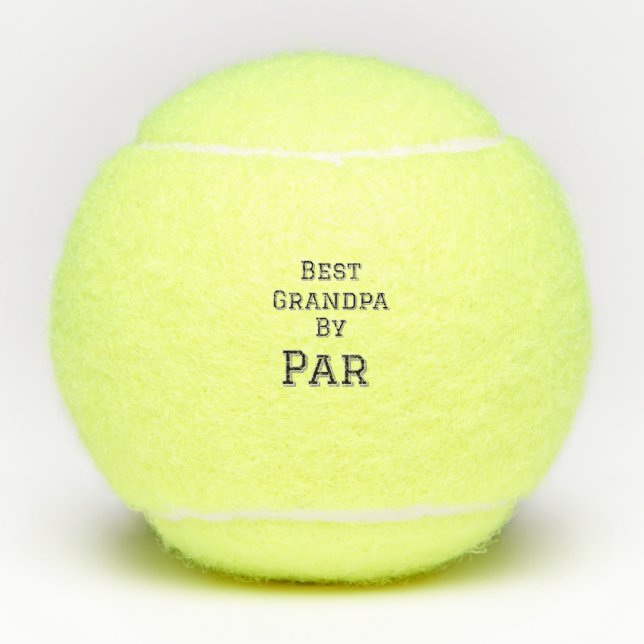 Balles De Tennis Meilleur grand-père par par simple père grand-père (Devant)