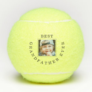 Balles De Tennis Meilleur Grand-PèreJamais Frame Photo Enfant Tenni