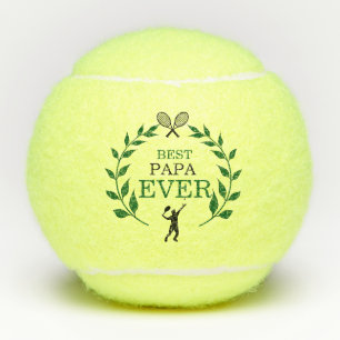 Balles De Tennis Meilleur Papa jamais raquettes Silhouette