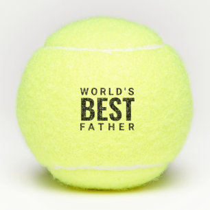 Balles De Tennis Meilleur Père du Monde Personnalisable