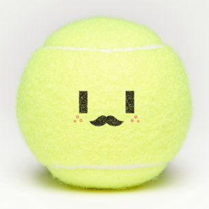 Balles De Tennis Mister Kawaii Cute Souriant Emoticon Emoji Face