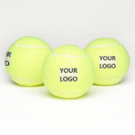 Balles De Tennis Modèle du logo de l'entreprise sur mesure<br><div class="desc">Concevez votre propre personnalisation de votre entreprise Logo Tennis Balls Promotional Business Professional Tennis Ball Don - Ajouter votre logo - Image - Photo ou QR Code / Texte / plus - Redimensionner et déplacer ou ajouter des éléments - Image / texte avec outil de personnalisation. Choisissez / ajoutez votre...</div>