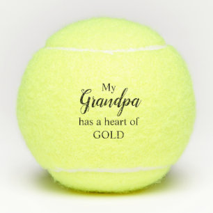 Balles De Tennis Mon grand-père a un coeur d'or