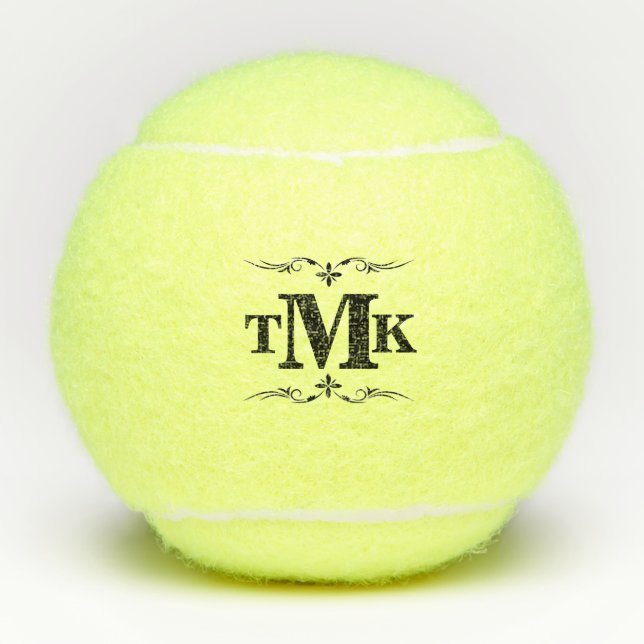 Balles De Tennis Monogramme (Devant)