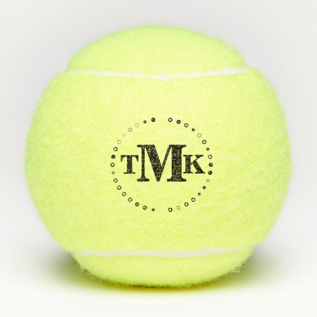 Balles De Tennis Monogramme (Devant)