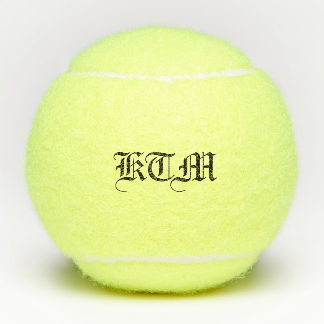Balles De Tennis Monogramme Classique OE (Devant)