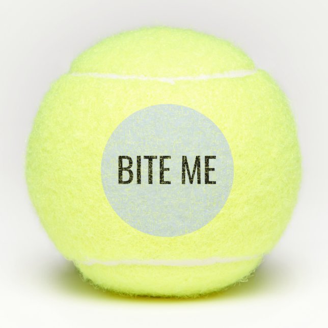 Balles De Tennis Mordez-moi Boule-ensemble de tennis de 3 (Devant)
