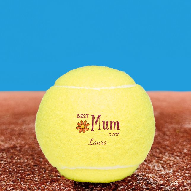 Balles De Tennis Mother's Day for Mum - Pink Best Mom Ever Gift (Créateur téléchargé)