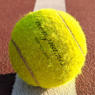 Balles De Tennis Nom de la calligraphie personnalisée de la meilleu