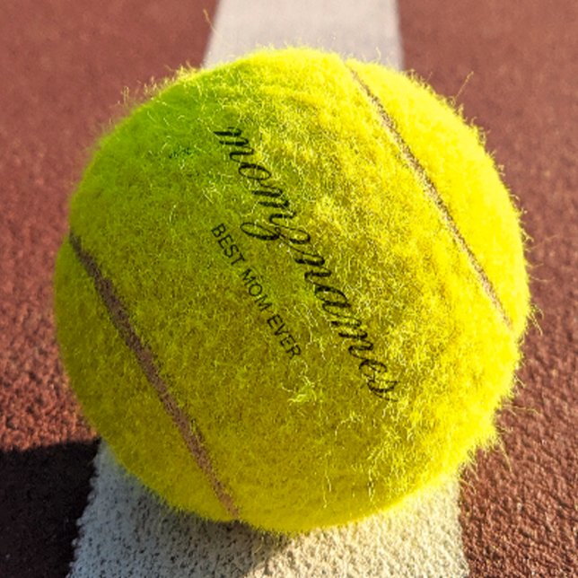 Balles De Tennis Nom de la calligraphie personnalisée de la meilleu (Créateur téléchargé)