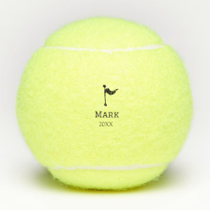 Balles De Tennis nom de l'équipe ajouter nom du joueur date drapeau