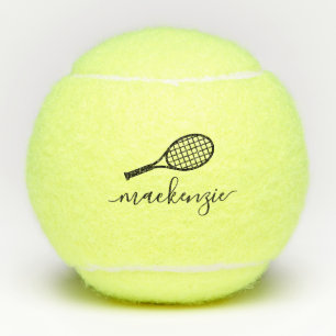Balles De Tennis Nom de script élégant personnalisé Penn