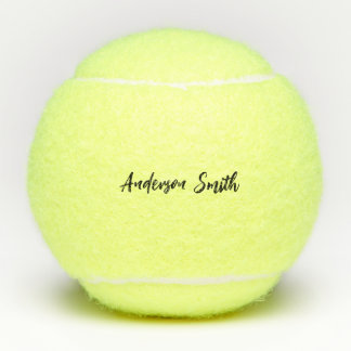 Balles De Tennis Nom de tennis personnalisé avec monogramme