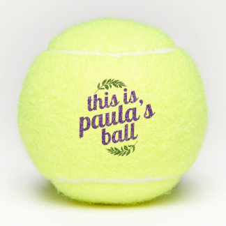 Balles De Tennis Nom personnalisé personnalisé personnalisé