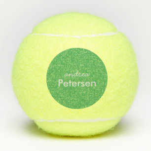 Balles De Tennis Nom personnalisé tendance moderne minimaliste