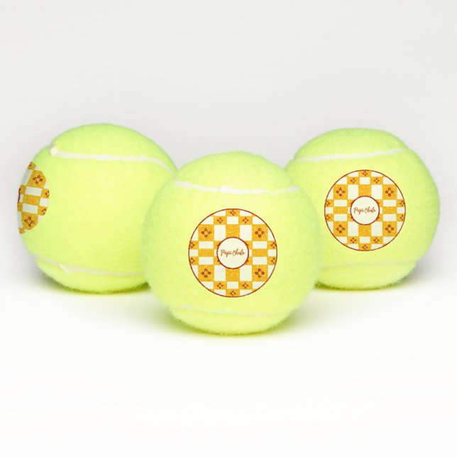 Balles De Tennis Nouveau Mexique Drapeau Rouge Zia Jaune (Multiple)