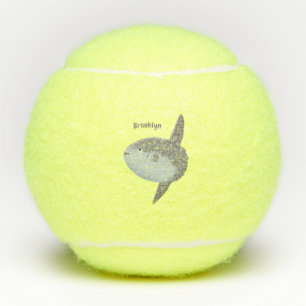 Balles De Tennis Oiseau de mer mola mola mignonne caricature